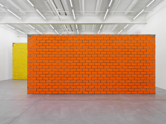 Ugo Rondinone / "walls + windows + doors", exhibition view, Galerie Eva Presenhuber, Zürich / 2015