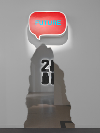 Doug Aitken / Booth Art Basel, exhibition view, Galerie Eva Presenhuber, Zürich  / 2012
