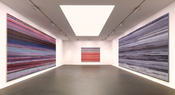 Dokoupil / "Movie and TV Paintings", exhibition view, Galerie Andrea Caratsch, Zürich / 2007