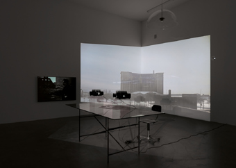 Tris Vonna-Michell / "Auto-Tracking", exhibition view, Kunsthalle Zürich / 2008