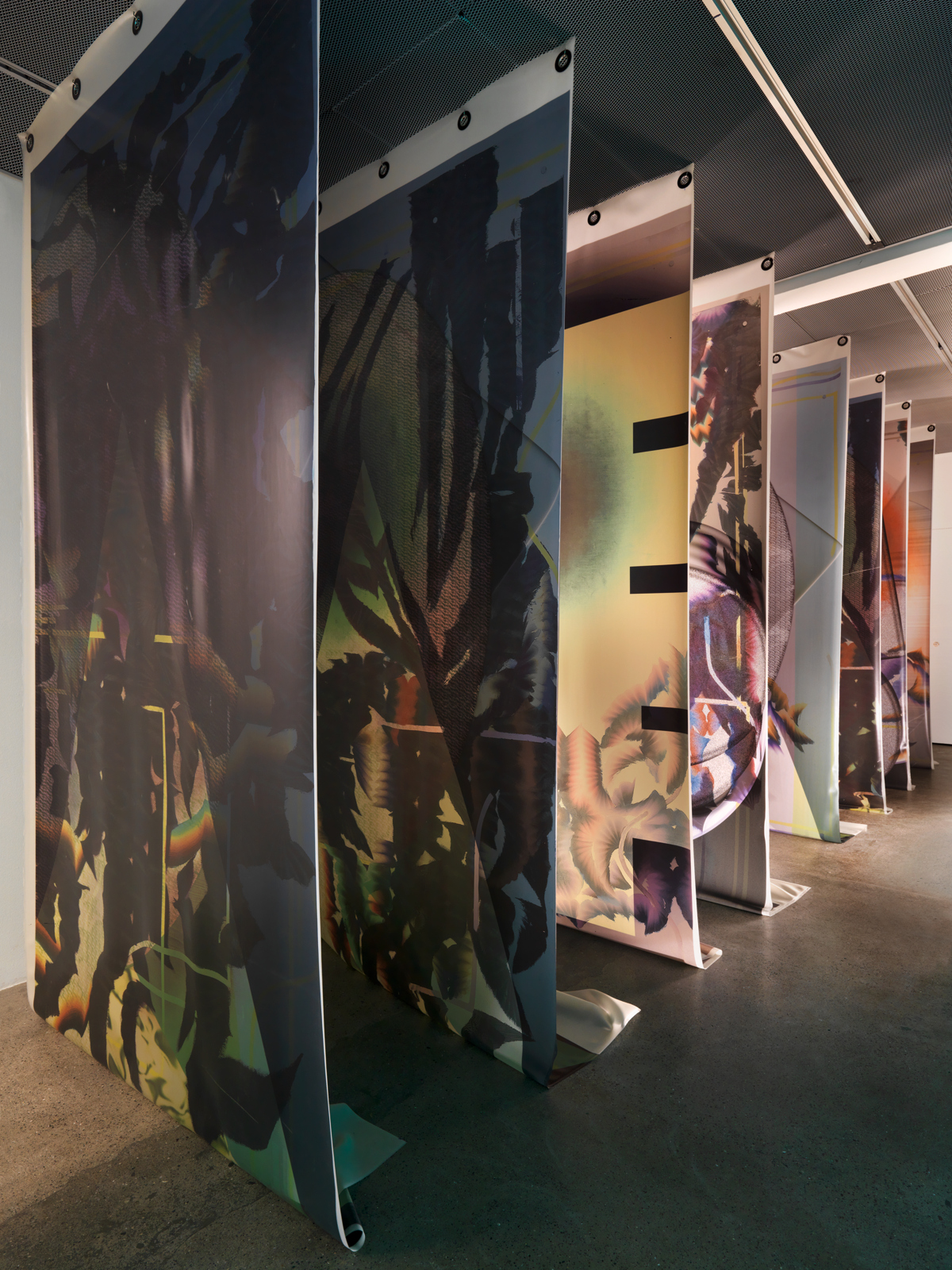 Kerstin Braetsch / Adele Roeder / "Vorahnung (United Brothers and Sisters)", exhibition view, Kunsthalle Zürich / 2012