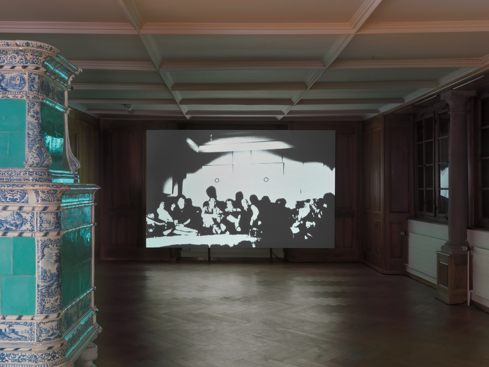 Olivier Mosset / "Leaving the Museum", exhibition view, Kunsthalle Zürich / 2012