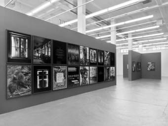 Rolf Schroeter / "Kontakt", exhibition view, Haus Konstruktiv, Zürich  / 2012