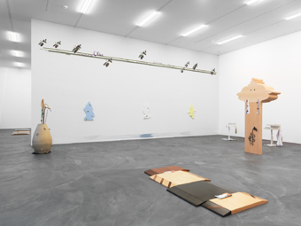 Helen Marten / "Almost the Exact Shape of Florida", exhibition view, Kunsthalle Zürich / 2012