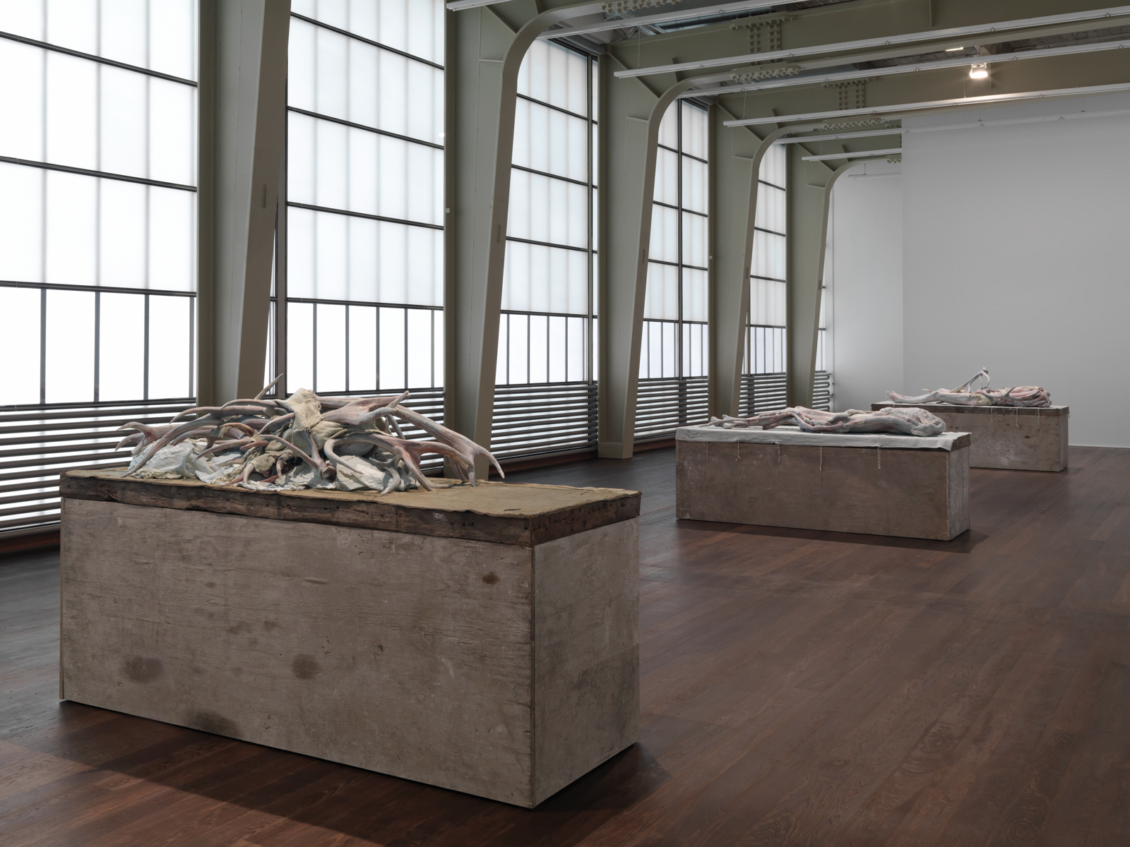 Berlinde De Bruyckere / "Three Sculptures", exhibition view, Hauser & Wirth, Zürich  / 2012