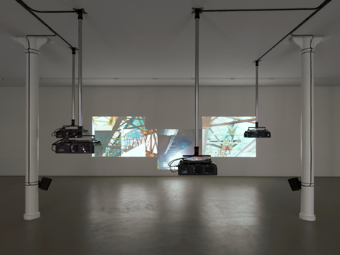 Hilary Lloyd / Exhibition view, Museum für Gegenwartskunst Basel  / 2012