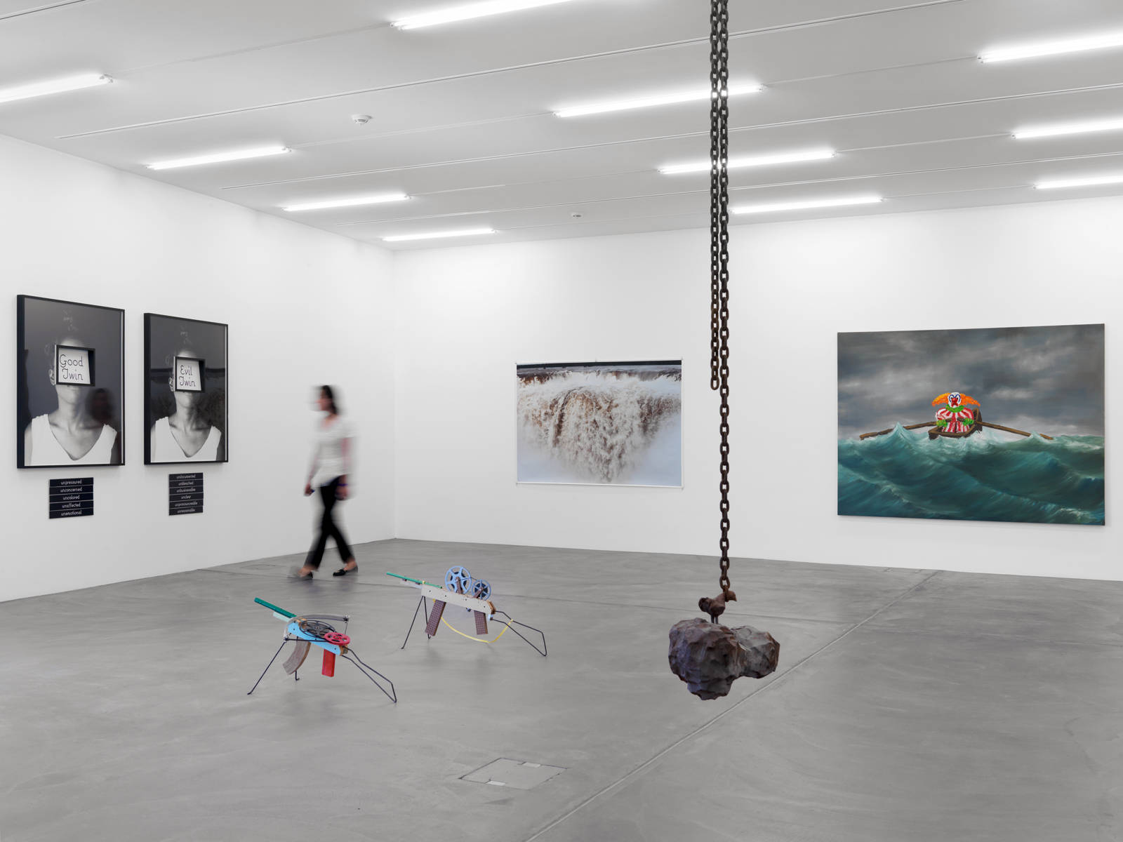 Various Artists / "Some a little sooner, some a little later", exhibition view, POOL at LUMA Westbau, Zürich  / 2013