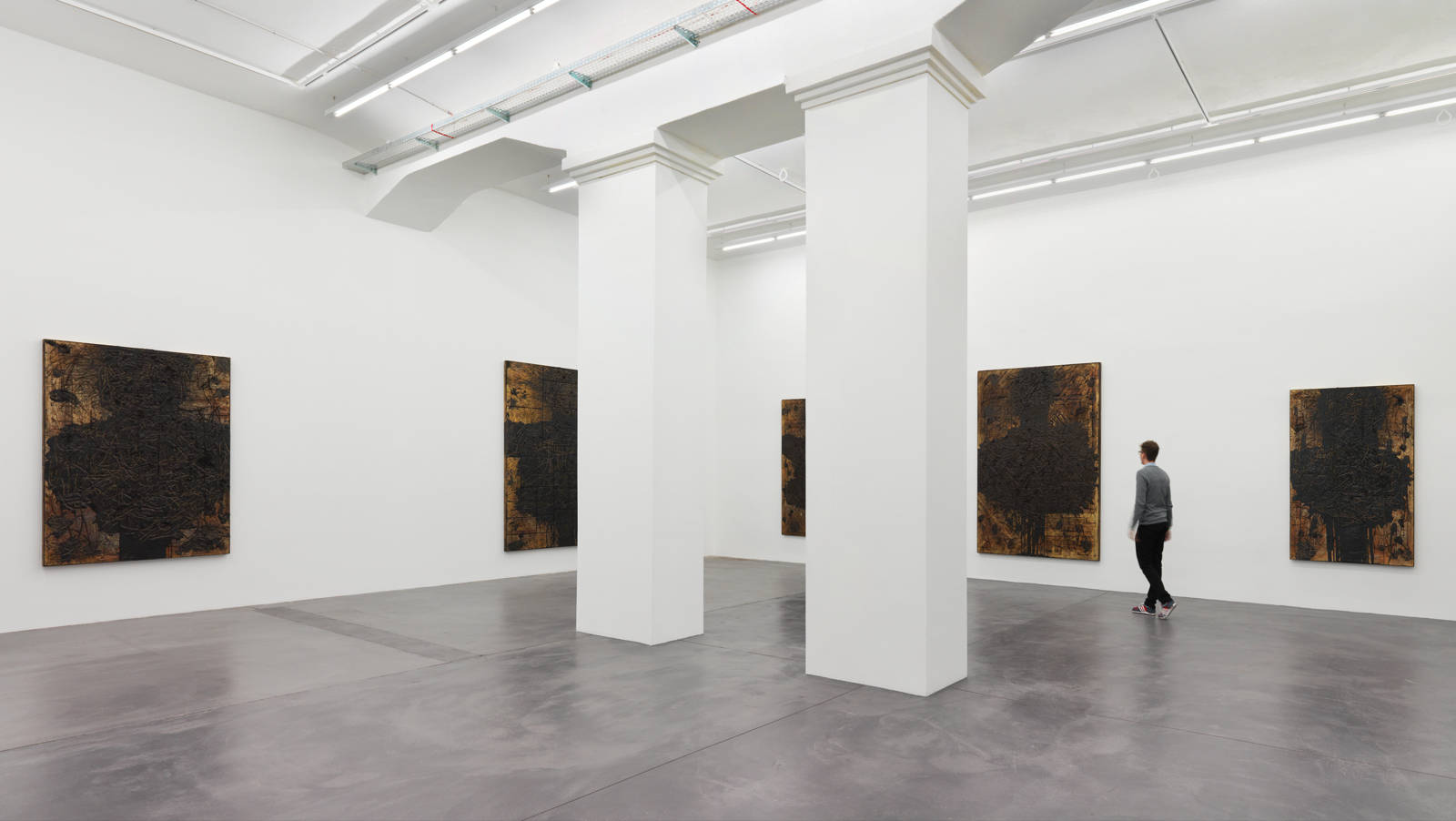 Rashid Johnson / "The Gathering", exhibition view, Hauser & Wirth, Zürich  / 2013