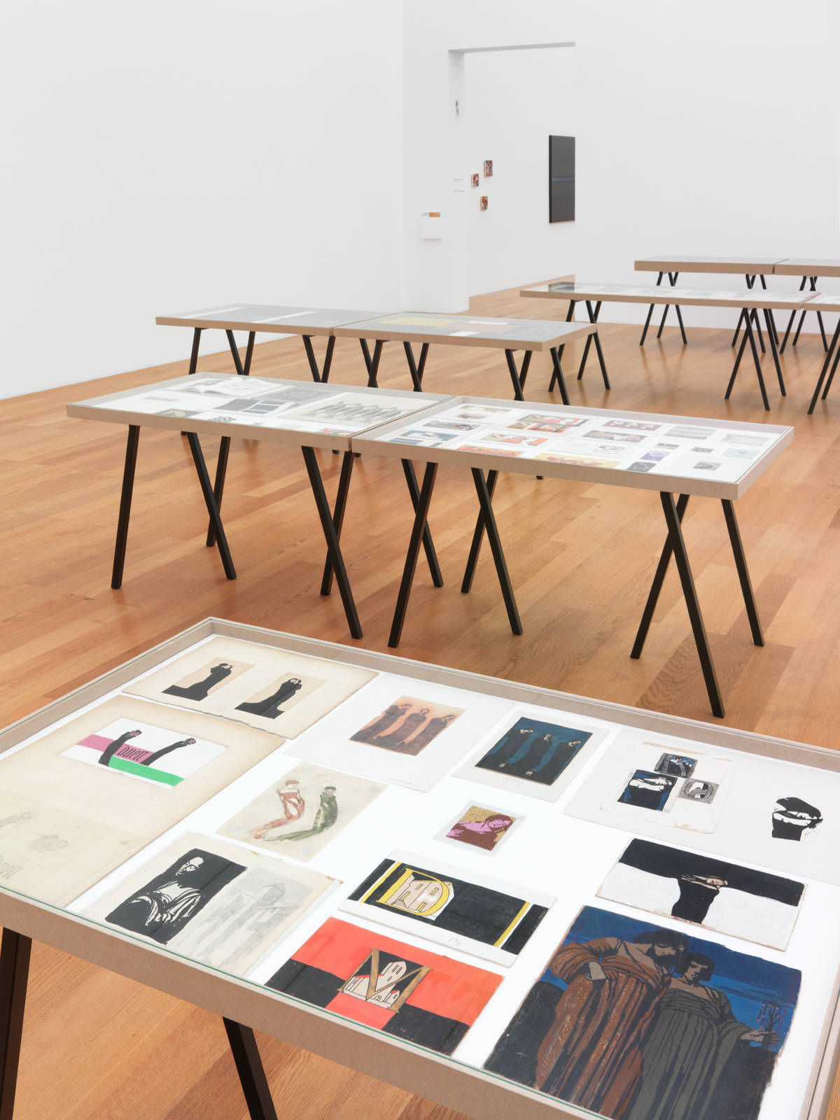 Ferdinand Nigg / "Gestrickte Moderne", exhibition view, Kunstmuseum Liechtenstein, Vaduz / 2015