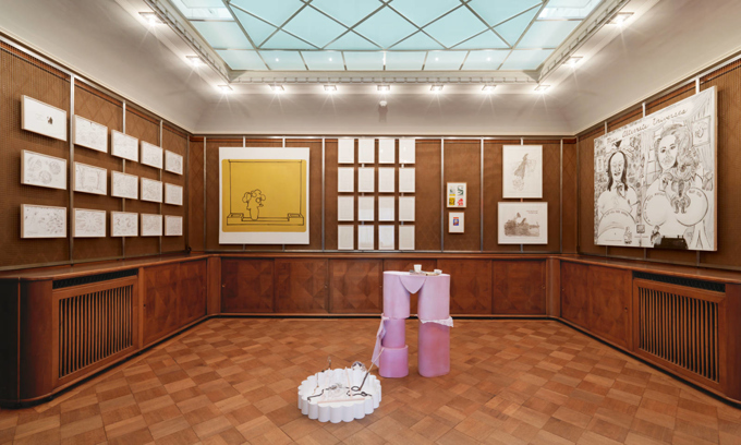 Various Artists / "Collecting Lines", exhibition view, Ringier Collection, Villa Flora, Winterthur / 2015