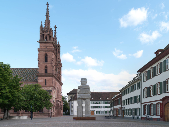 Ugo Rondinone / Installation view, Münsterplatz, Basel / 2015