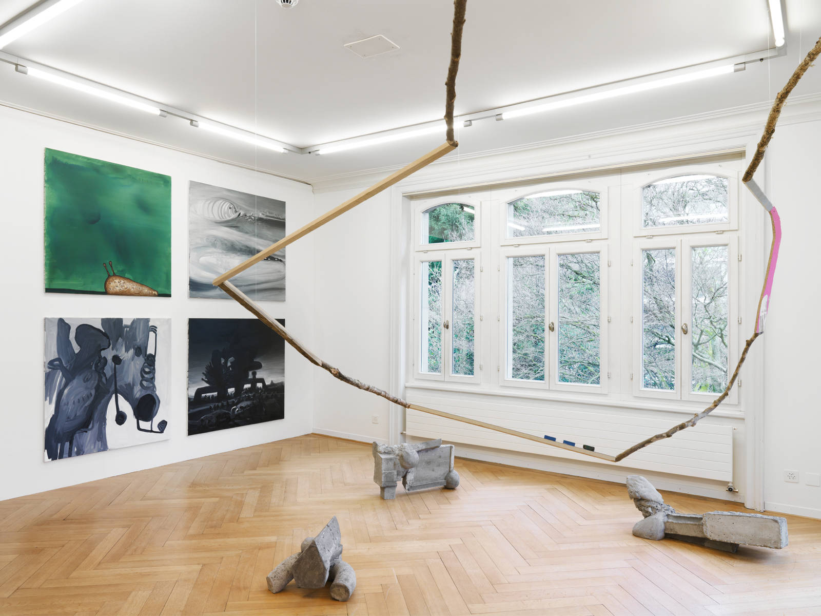 Andres Lutz / Anders Guggisberg / Exhibition view, Museum im Bellpark, Kriens / 2015