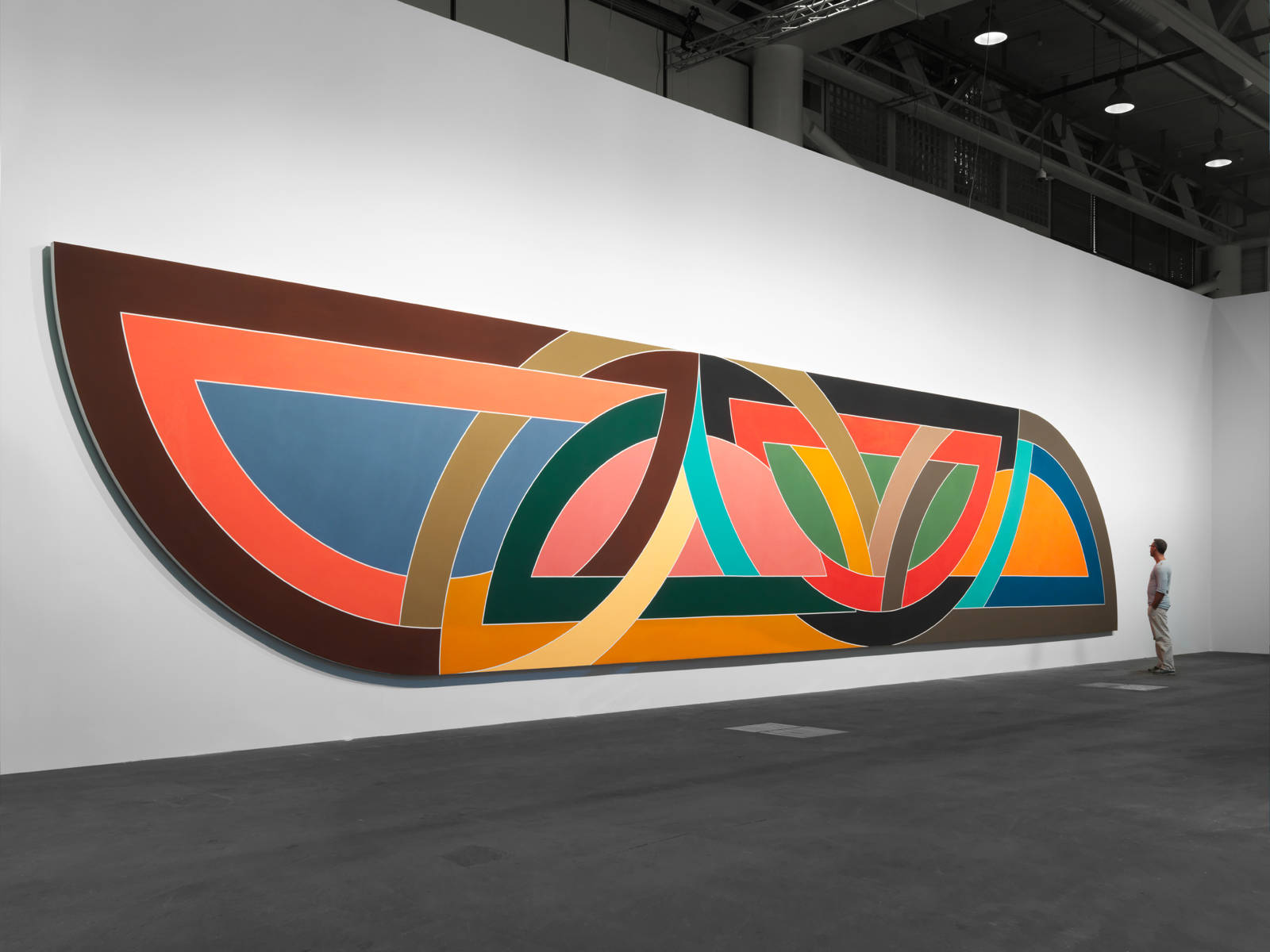 Frank Stella / Installation view, Dominique Lévy Gallery, Art Unlimited Basel / 2016